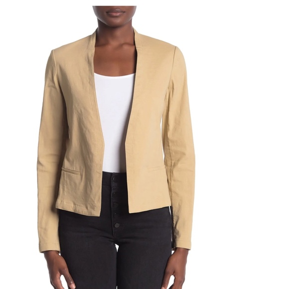 Linen Blend Blazer - Picture 1 of 8